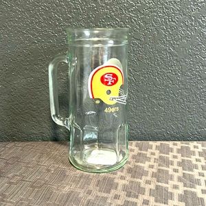 Old 49ers Fisher glass mug.